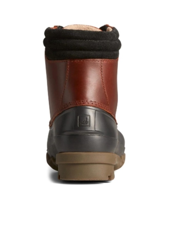 Sperry Avenue Duck Boots Men Size 12 Color Brown/Black Waterproof NEW!!